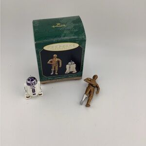 1997 Hallmark Keepsake Ornament “C-3PO and R2-D2” Star Wars Mini